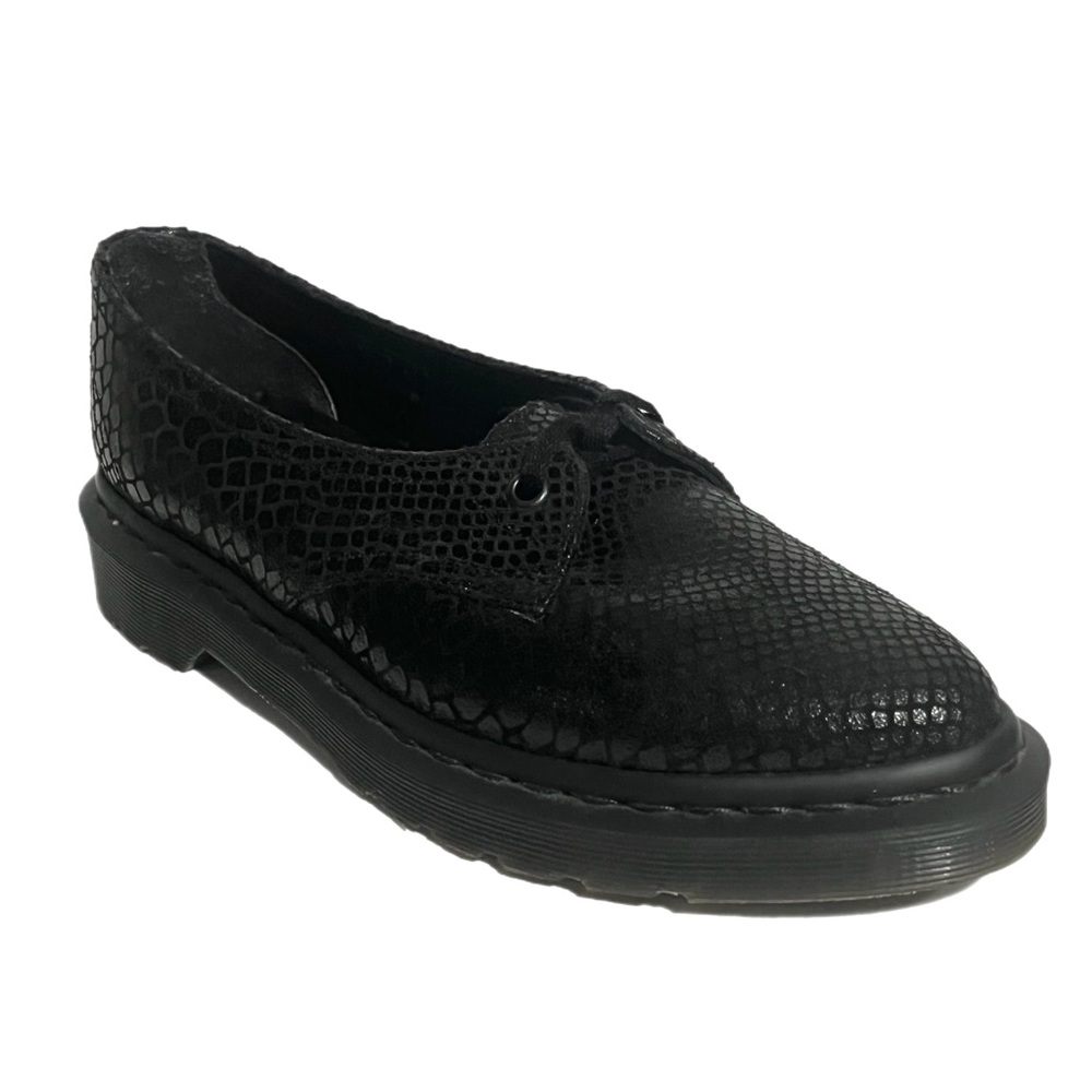 🌼 Dr. Martens Faux Snake Hi Shine Oxford Size 8